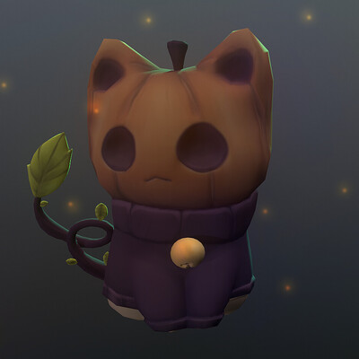 pumpkin cat