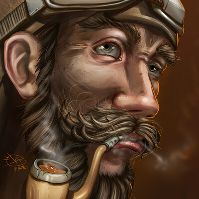 Man with a pipe