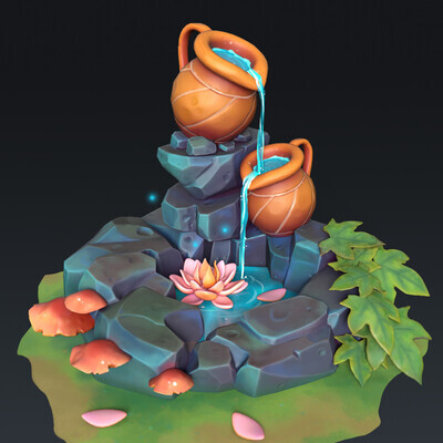 The Spring in the forest