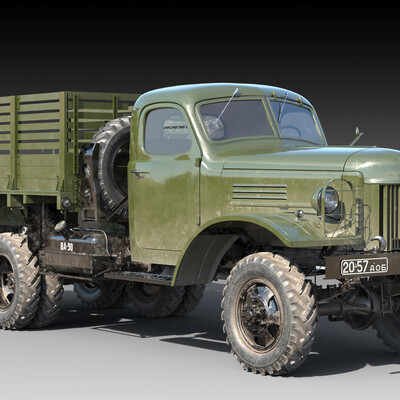 3D model ZIS-151_Platforma Bort.