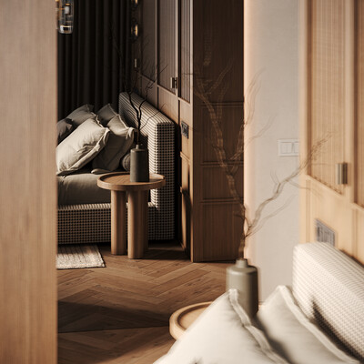 Bedroom with the twig