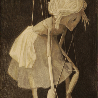Series of works "Puppets"