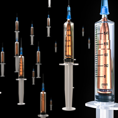 It's just a syringe and a bullet!