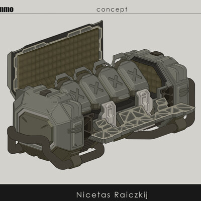 Military box for Ammo