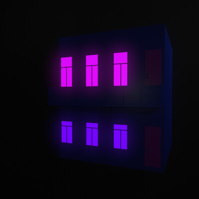 neon house