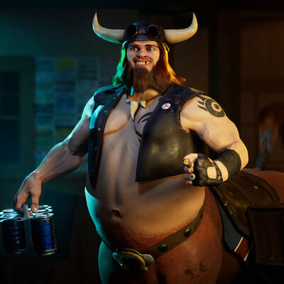 Daribass Lyubimych - 3D Character for Realtime - Unreal Engine 5 - Dragon's rise: Forgotten Realms