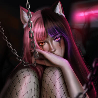 Split foxgirl
