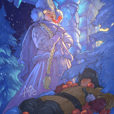 Man and Winter