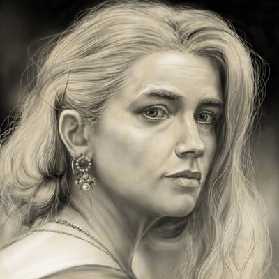 Amber Heard/ Drawing in Photoshop Timelapse / Aleksandr Platonychev