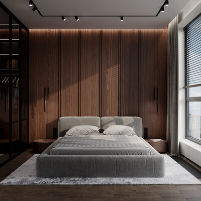 visualization of the children's room and bedroom