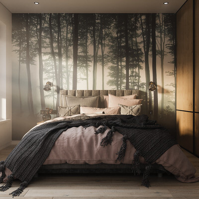 Vis of bedroom design