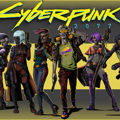 Cyberpunk 2077 characters