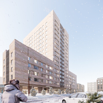 Residential building in Norilsk