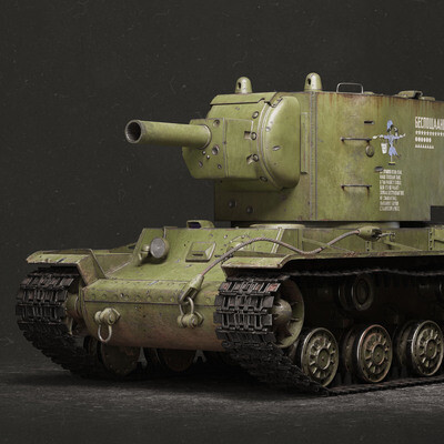 Soviet Heavy Tank KV-2 "Besposhchadnyi" (Merciless)