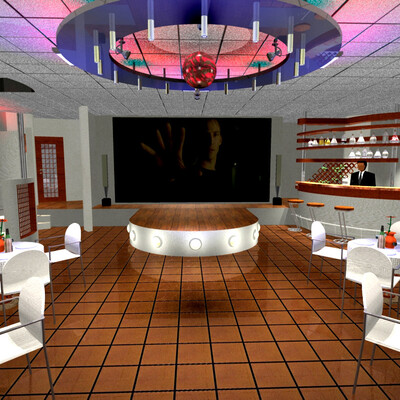 Interer kafe