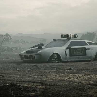 2049 Sci-Fi Vehicle  Render