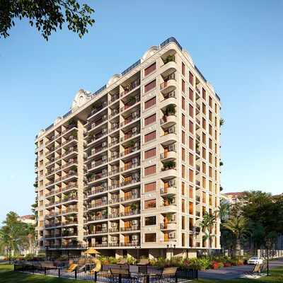 Sochi. Bytkha. Residential house project. 2019