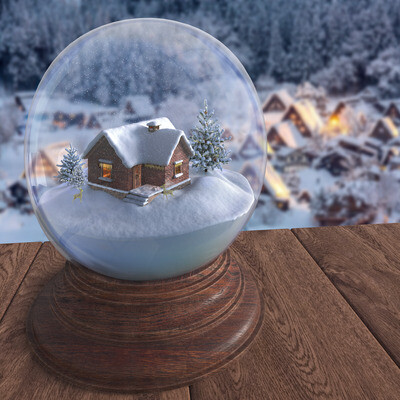 Christmas snowglobe