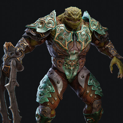 Reptile warrior