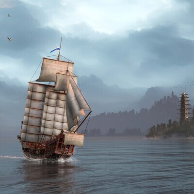 The archipelago of the setting sun