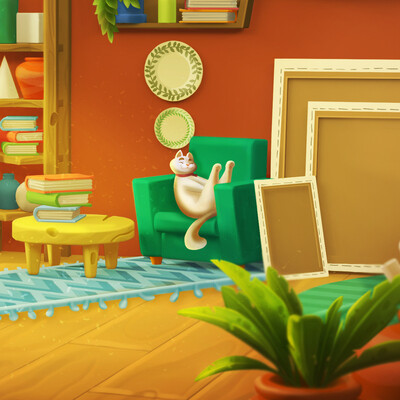 Artist's room