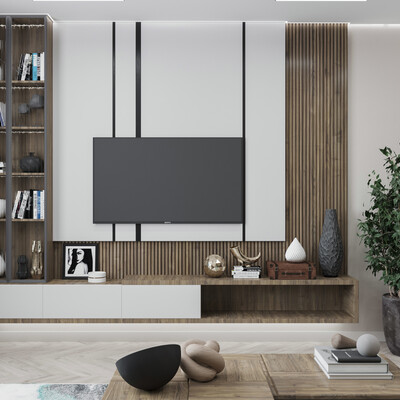 TV area in the living room
