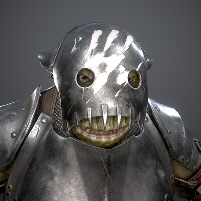 Heavily armored orc