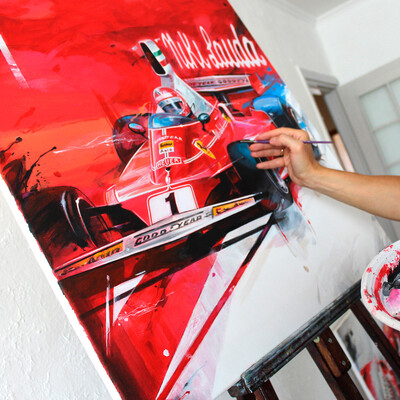 Niki Lauda artwork
