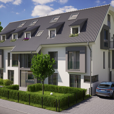 Design and visualization of 2-story house in Germany.