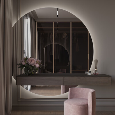 Ladies' table in the bedroom (made by reference)
