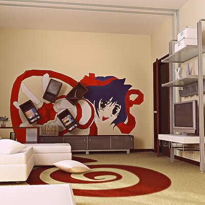 Komnata s  anime girl