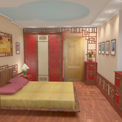 Spalnya v kitayskom stile