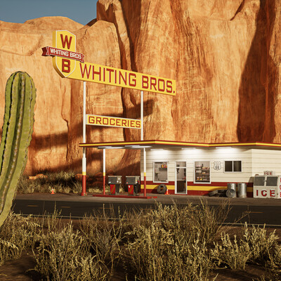 Desert Gas Station [UE5]