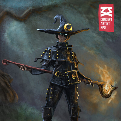 Concept Artist RPG. Main Hero and Home