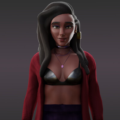 Entergalactic Game Ready Character. Meadow - Fan Art