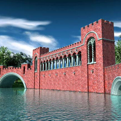 Marfino estate. The bridge