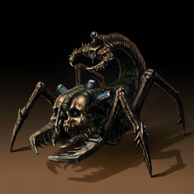 Concept. Skullspider. Version 2/3