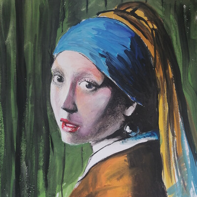 Girl with a pearl earring!