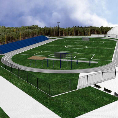 stadion v parke