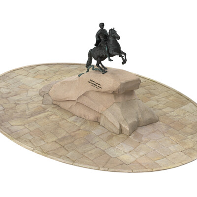 Bronse horseman