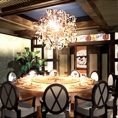Zal restorana "Tayskiy slon"