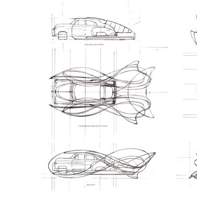 The concept of the combat vehicle "Möbius Air"