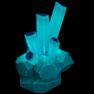 Stylized crystals