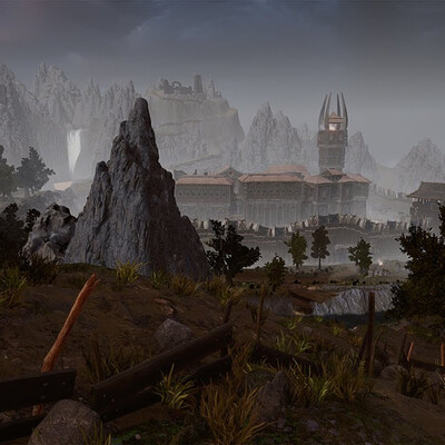 Old Camp from "Gothic" game, my variation.