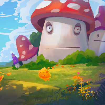 Small mushrooms