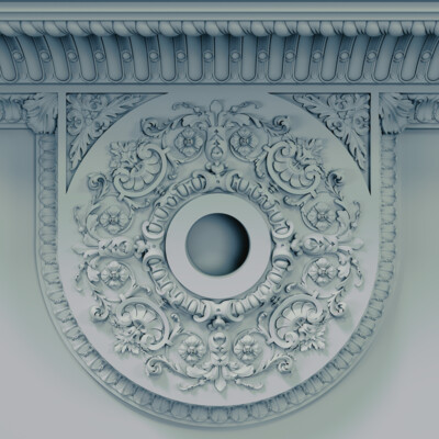 coffered ceiling
