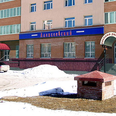 Vhodnyie gruppyi magazina "Alekseevskiy" v g.Dolgoprudnyiy MO