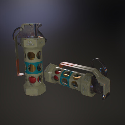 M-84 Flashbang grenade 7.9 k tris