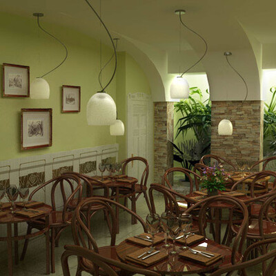 Kafe v Kieve