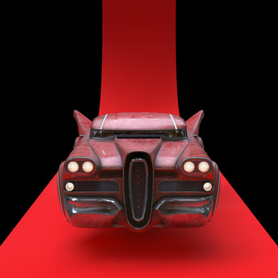 Futuristic car project "Pelican"